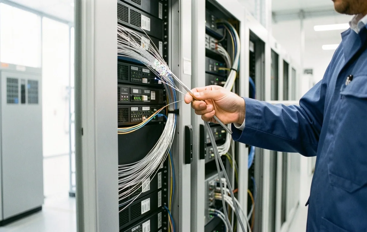 Data center interior